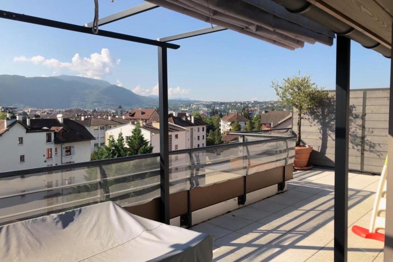 Appartamento Penthouse Flat South-Facing Terrace - Welkeys Annecy Esterno foto